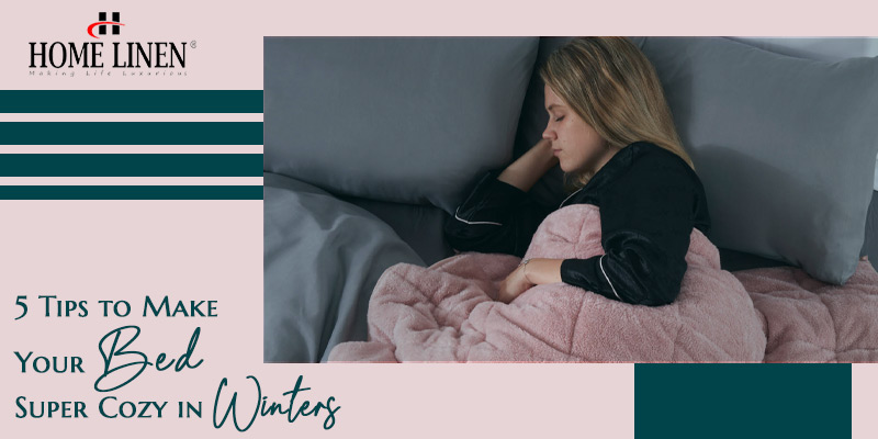 Cozy winter bed setup